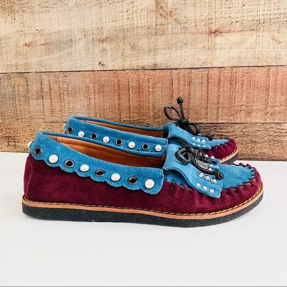 NWOT Coach Rexy Roccasins Slip On Moccasins - Picture 2 of 8